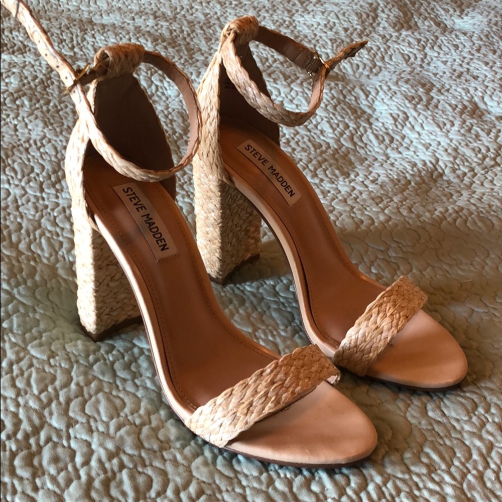 Steve Madden woven heals